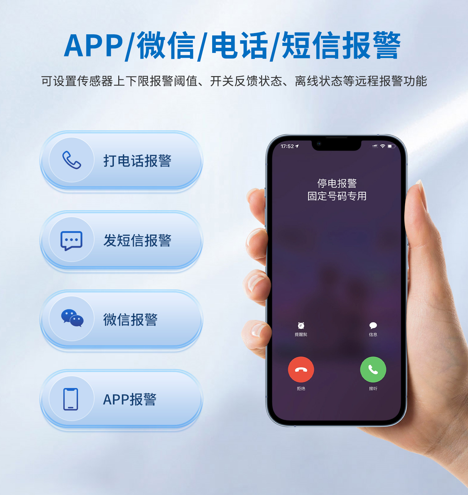 多方式預(yù)警、通知
