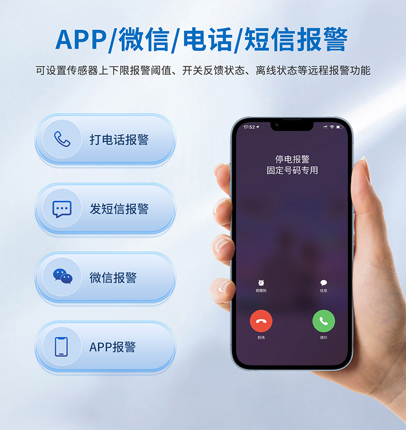 多方式報警，及時處理報警