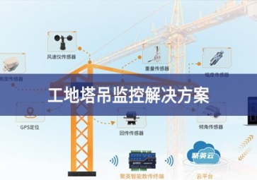 「智慧工地」聚英工地塔吊監(jiān)控解決方案，規(guī)范生產(chǎn)，減少安全隱患