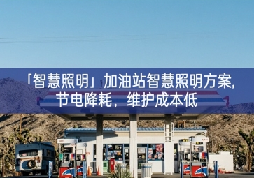 「智慧照明」加油站智慧照明方案,節(jié)電降耗，維護成本低