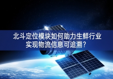 北斗定位模塊如何助力生鮮行業(yè)實現(xiàn)物流信息可追溯？