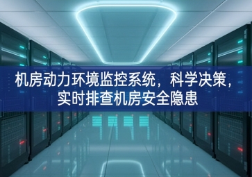 機(jī)房動力環(huán)境監(jiān)控系統(tǒng)，科學(xué)決策，實(shí)時(shí)排查機(jī)房安全隱患